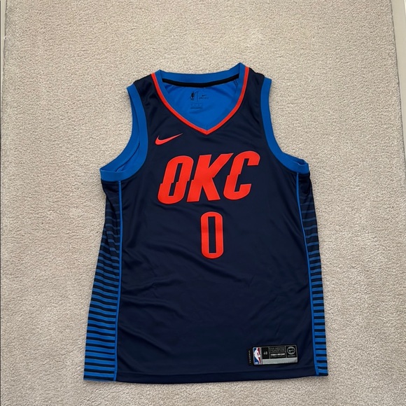 Nike OKC Oklahoma City Westbrook Basketball Jersey - Picture 1 of 4